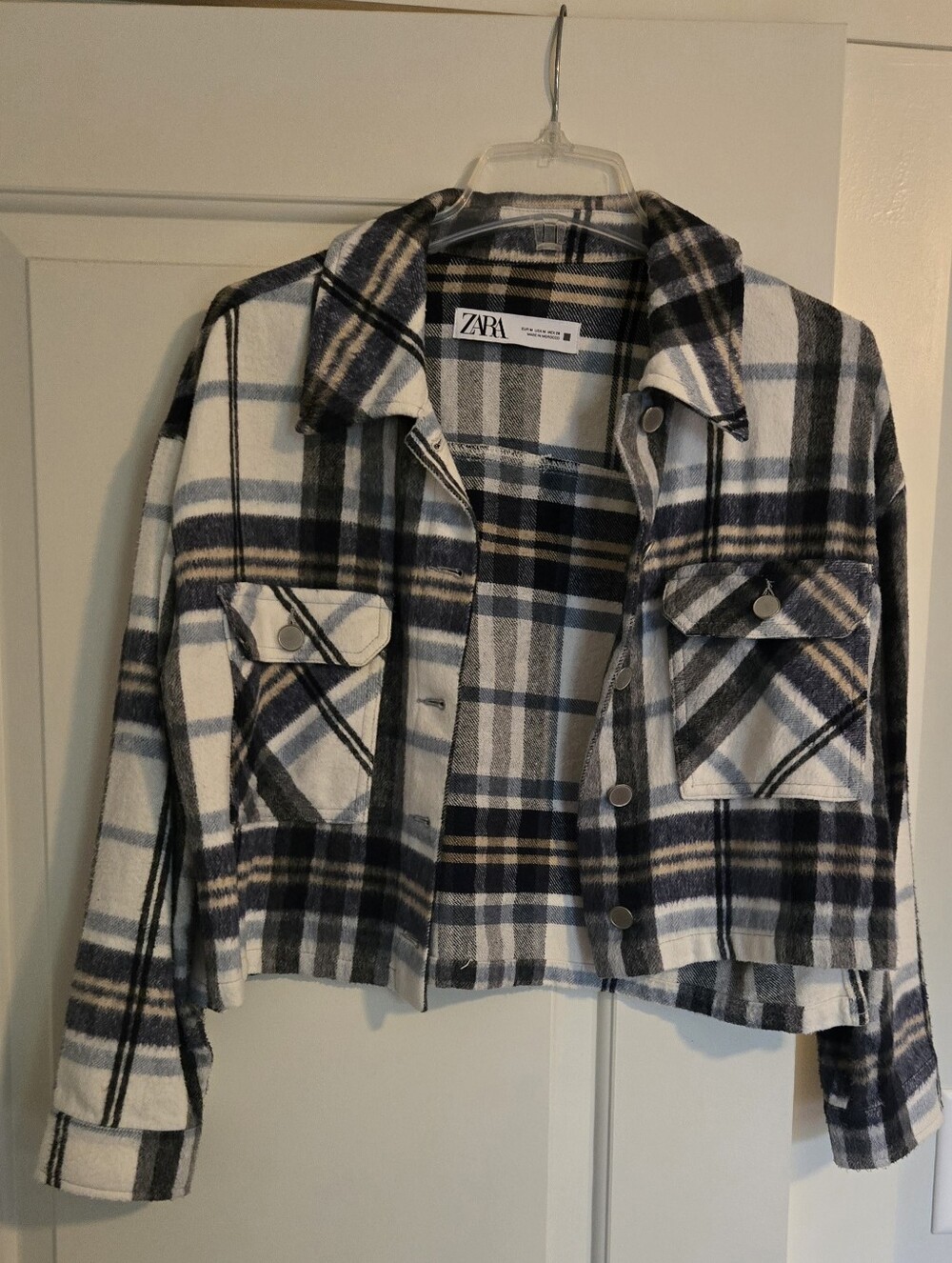 Zara Cropped Shacket (Medium)